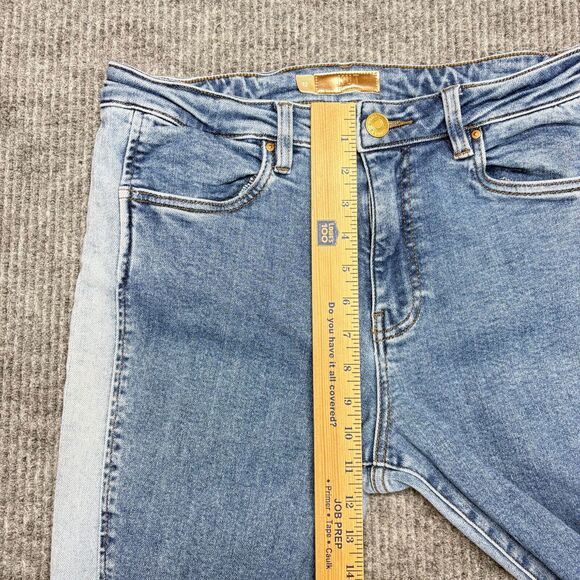 Kut from the Kloth Blue Two-Tone Wide Leg Jeans - Picture 3 of 13